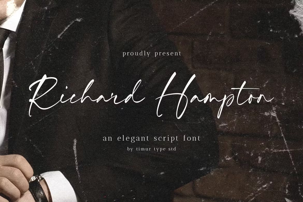 Download Richard Hampton Elegant Script TT Free - Stylish Calligraphy Font