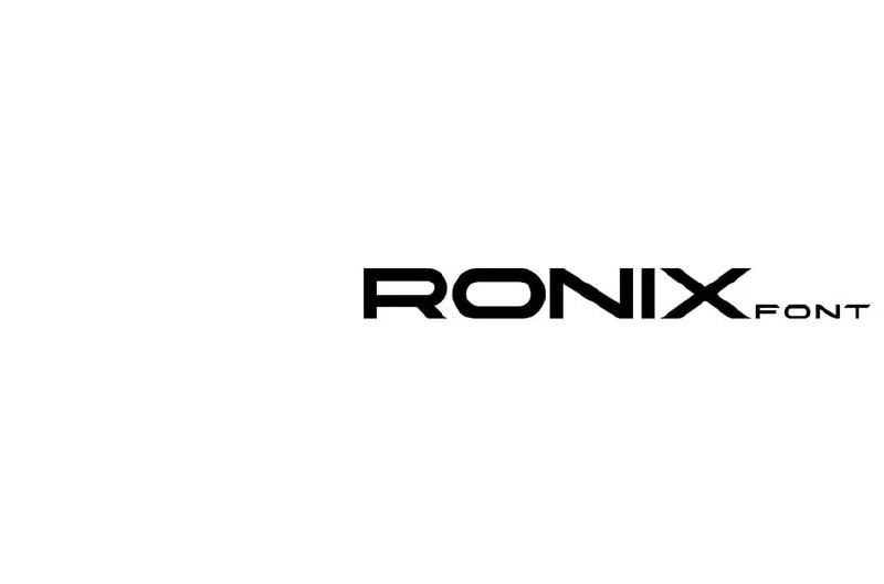 Download Ronix Font Free - Stylish Modern Typeface