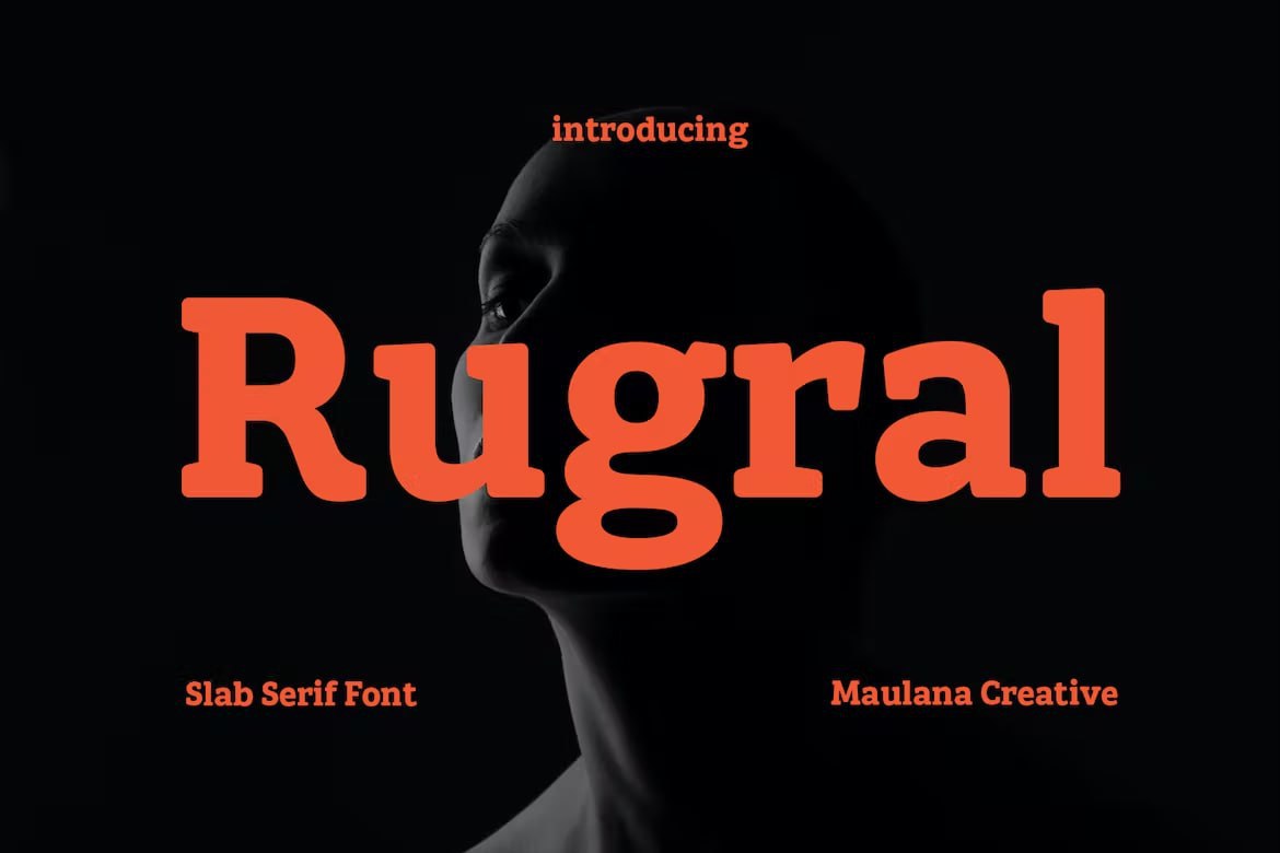 Скачайте бесплатно шрифт Rugral Slab Serif - современный и стильный