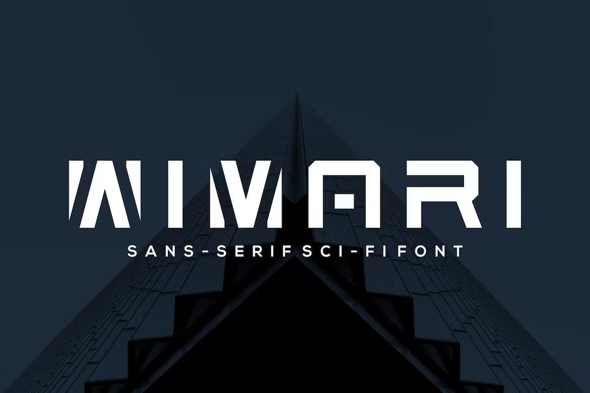 Скачайте бесплатно шрифт Wimari Fonts - уникальный стильный шрифт