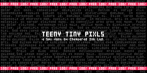 Teeny Tiny Pixls - Minimalistische Schriftart für kreative Designs