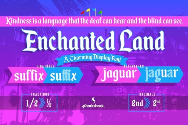 Download Enchanted Land Font Free - Magical and Whimsical Design