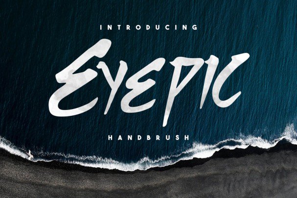 Kostenloser Download der Eyepic Typeface - Stilvolle Display-Schriftart