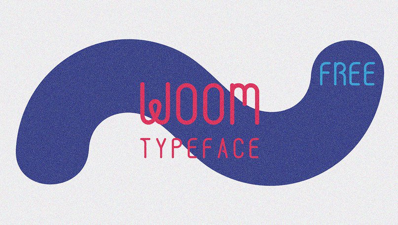 Скачайте Woom Typeface - унифицированный шрифт для вашего дизайна