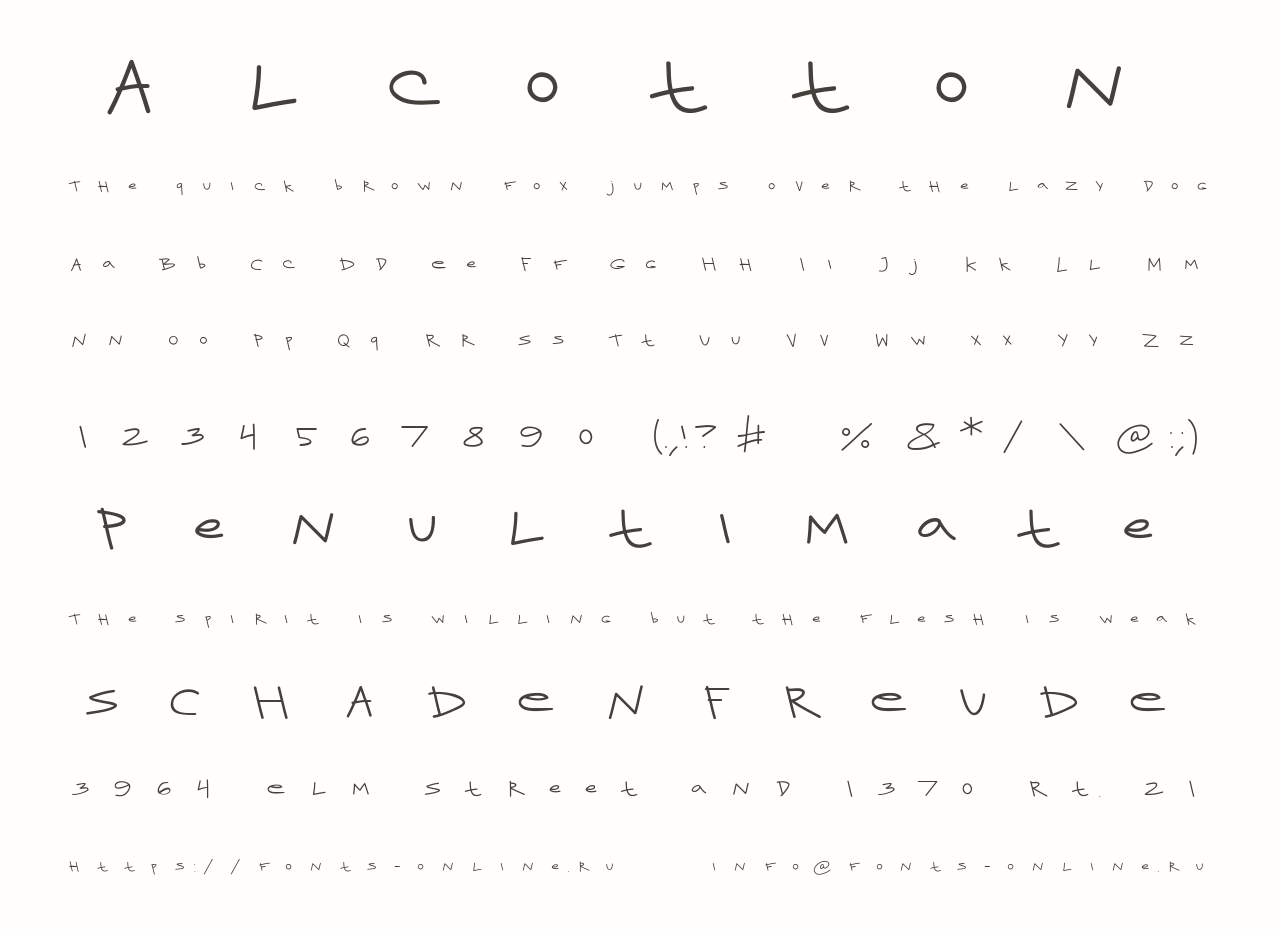 Download Alcotton Font Free - Stylish & Versatile Typeface