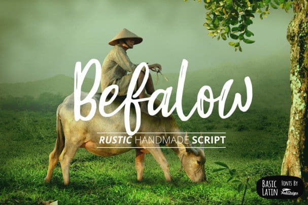 Download Befalow Rustic Font Free - Charming Vintage Style