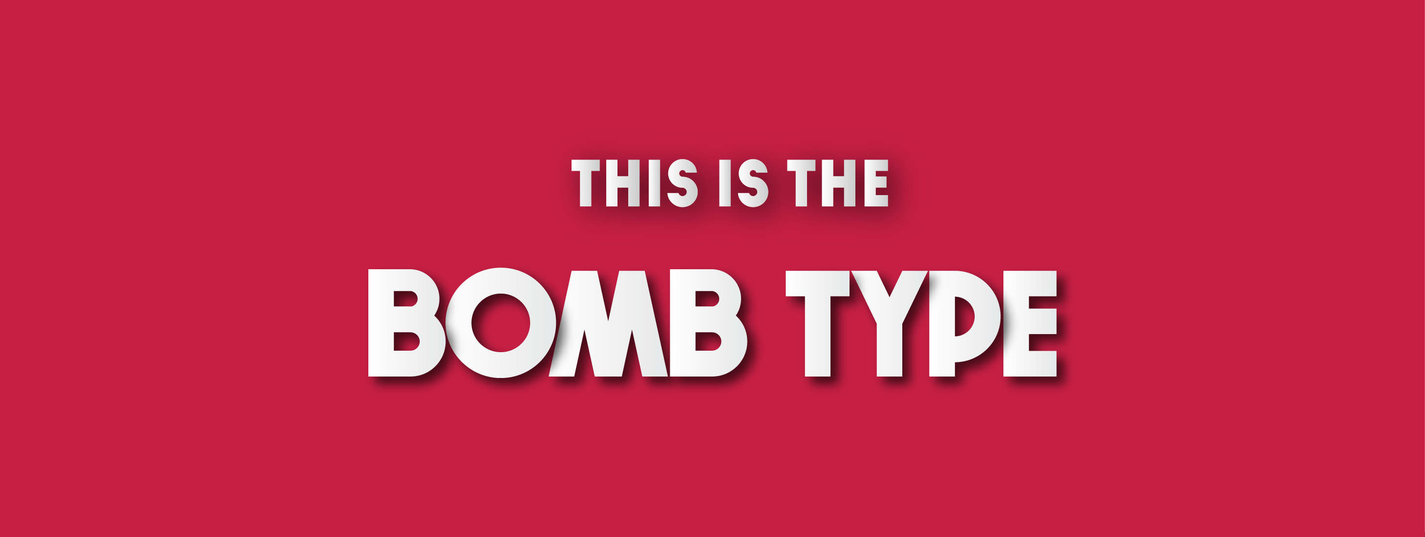 Kostenlos herunterladen: Bomb Type - Kreative und moderne Schriftart