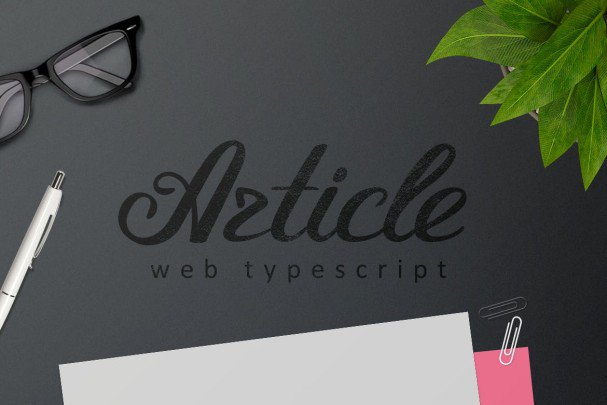 Téléchargez gratuitement Article Typeface Script - Élégance moderne