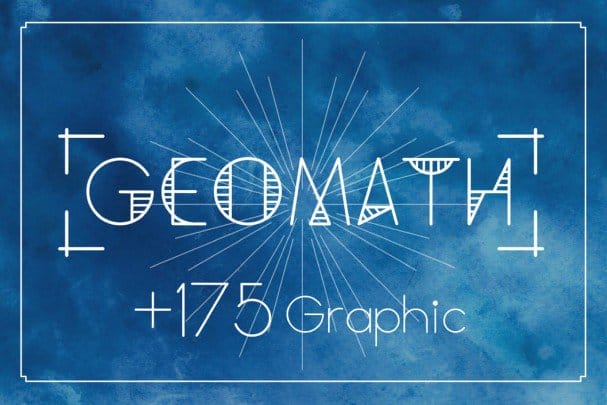 Download Geomath 175 Ornament Font - Free Decorative Style