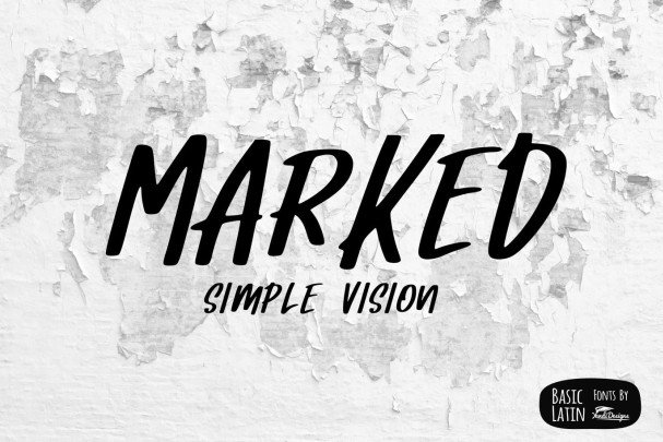 Download Marked Font Free - Bold Display for Impactful Designs