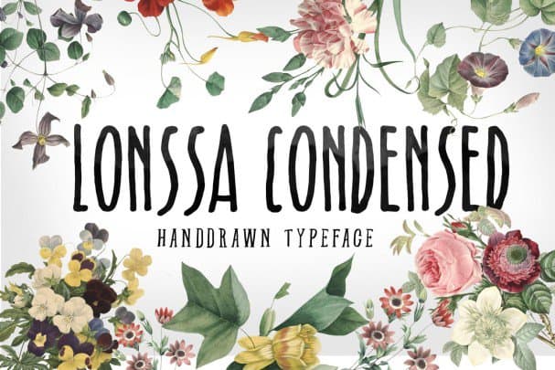 Download Lonssa Condensed Typeface Free - Stylish & Modern