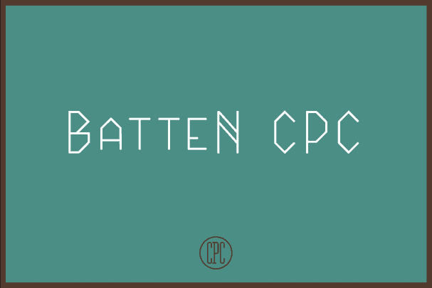 Скачайте Batten CPC бесплатно - стильный шрифт для вашего дизайна