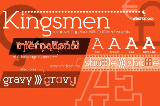 Laden Sie die Kingsmen Schriftart kostenlos herunter - Modern und Stilvoll