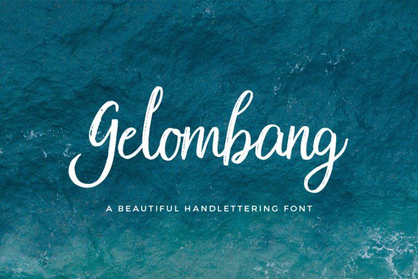 Download Gelombang Font Free - Stylish Wave Design