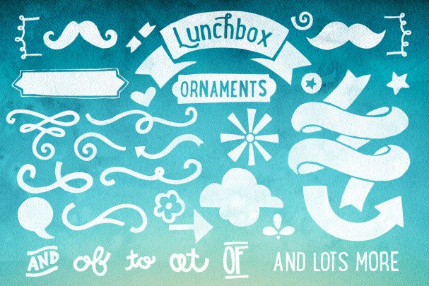 Download Lunchbox Ornaments Free - Whimsical Decorative Font