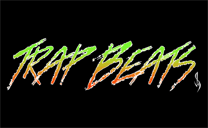 Trap Beats Schriftart - Kostenlos herunterladen für kreative Projekte