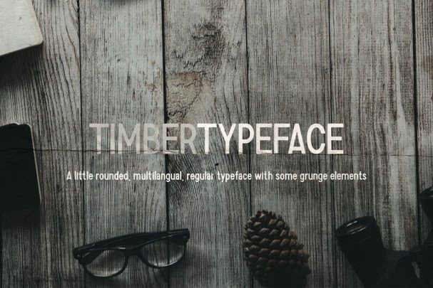 Download Timber Typeface for Free - Bold Rustic Style Font