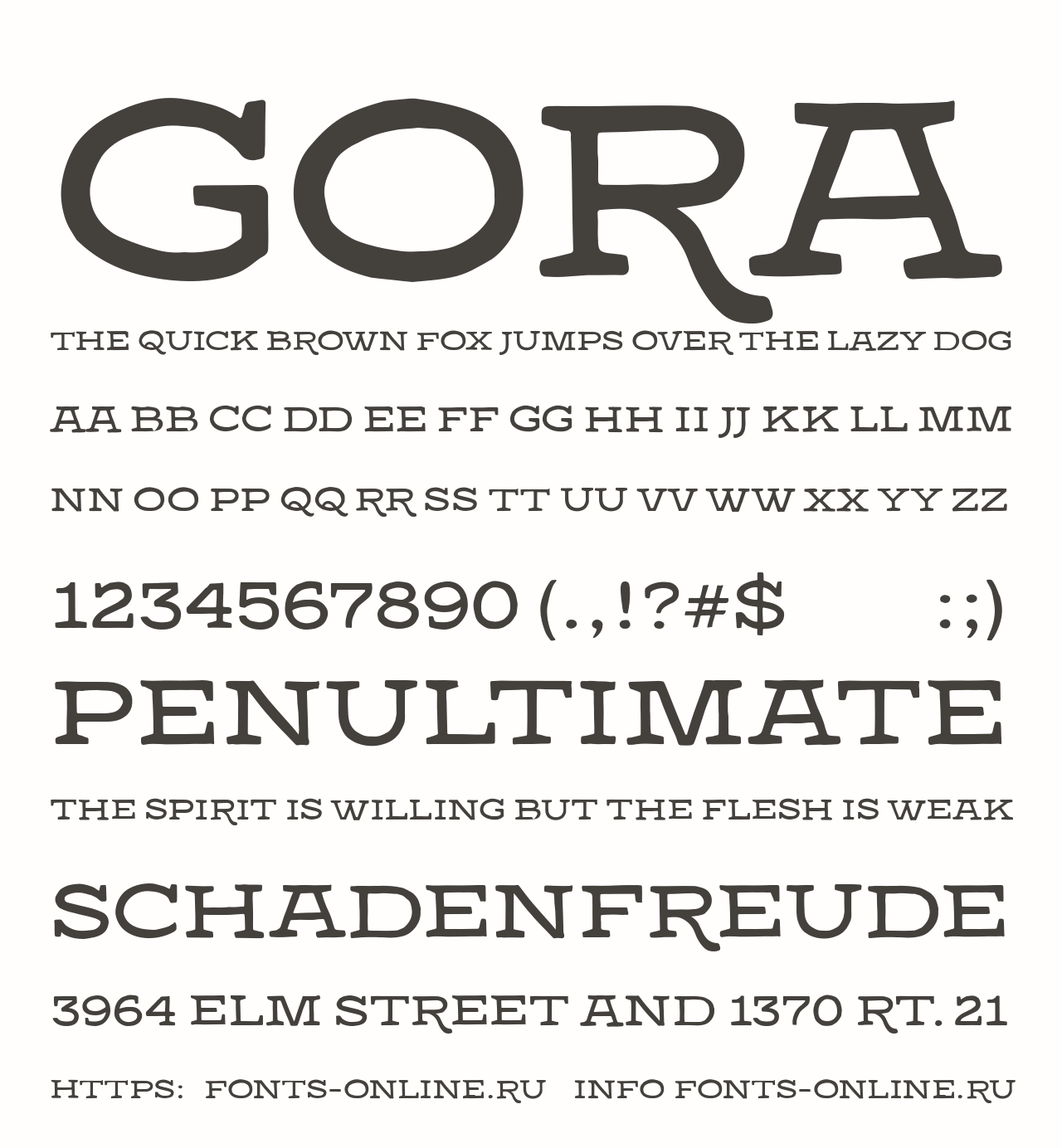 Download Gora Font Free - Modern and Versatile Style