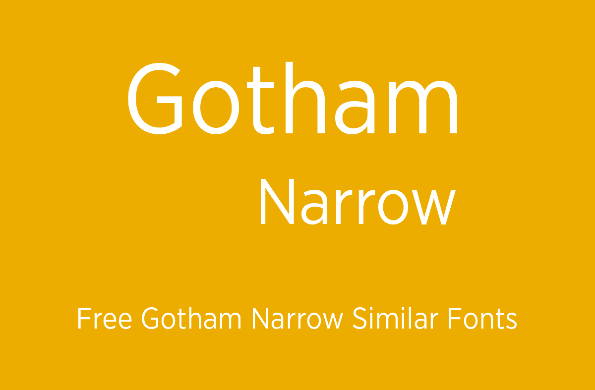 Gotham Narrow