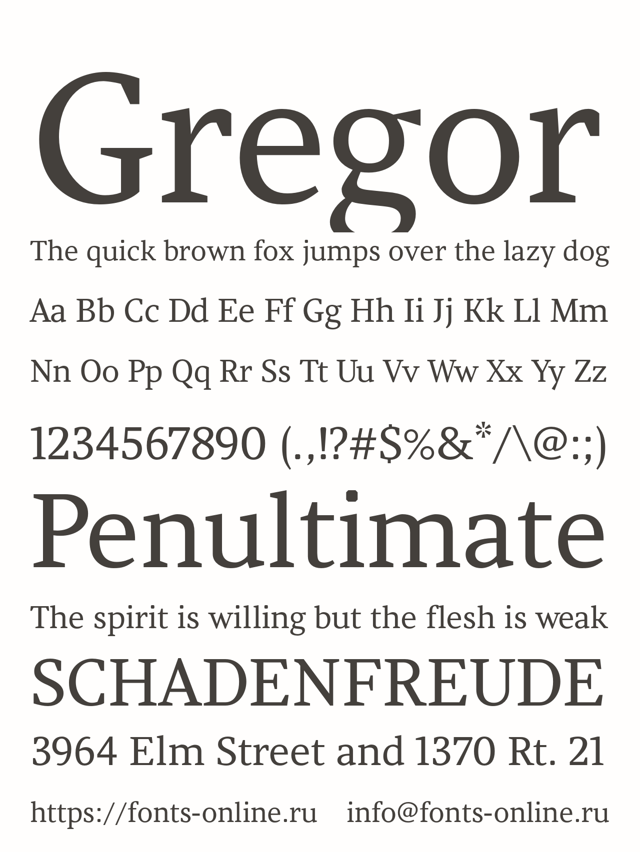 Download Gregor Font Free - Unique Modern Typeface