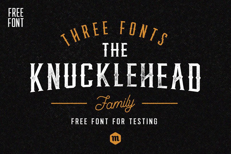 Knucklehead Schriftart