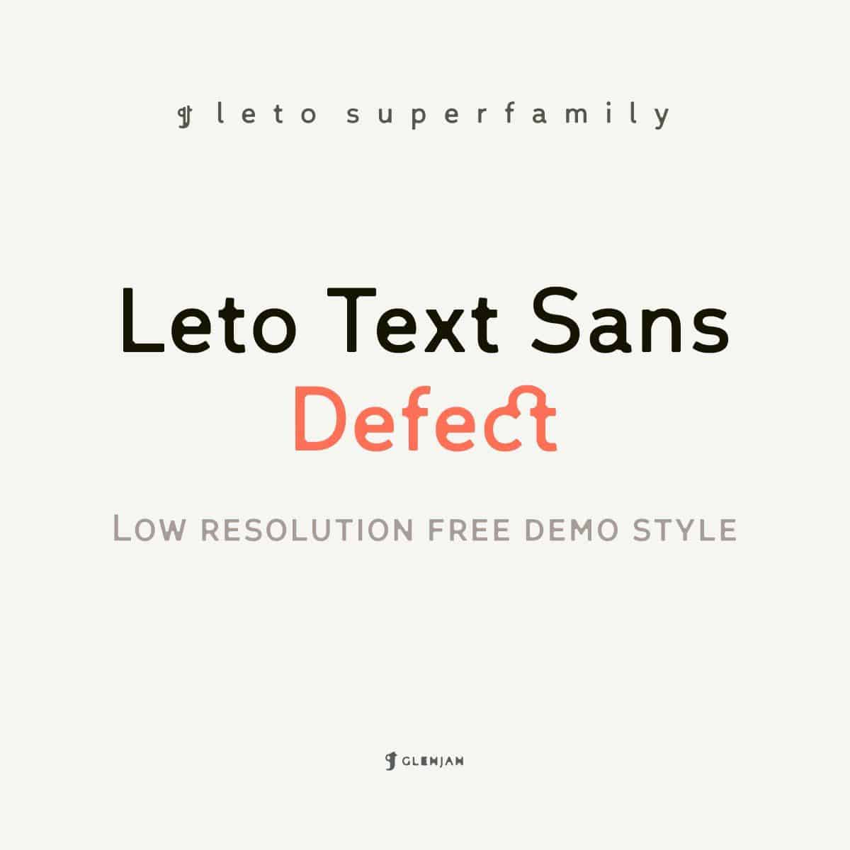 Leto Text Sans