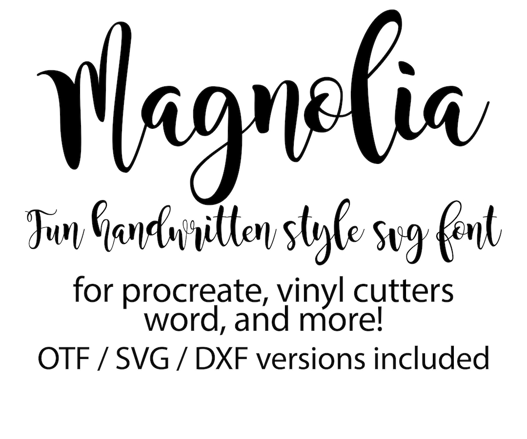 Download Magnolia Font Free - Elegant and Stylish Typography