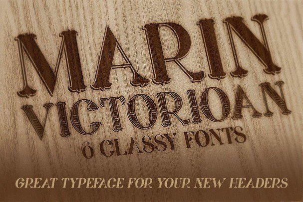 Marin Victorian Schrift