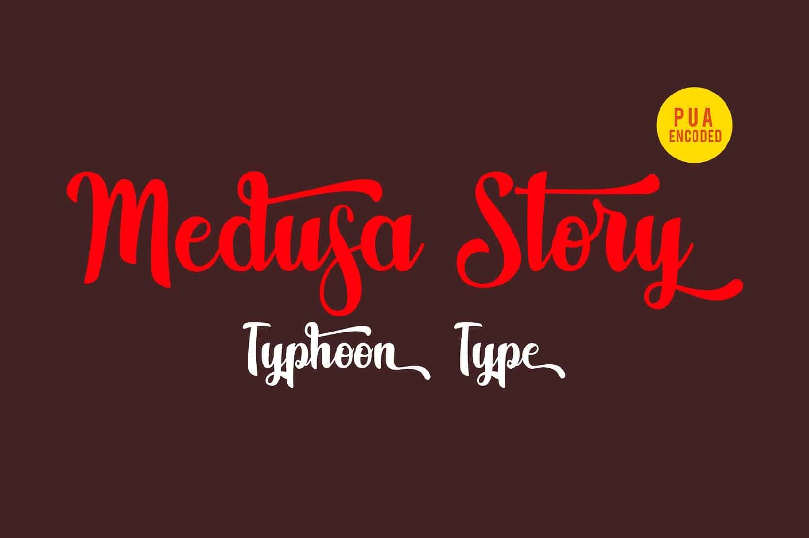 Kostenlos herunterladen: Medusa Story - Kreative Schriftart für beeindruckende Designs