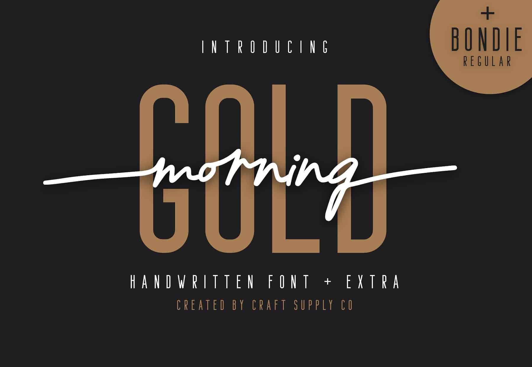 Download Morning Gold Font Free - Radiant Serenity Style