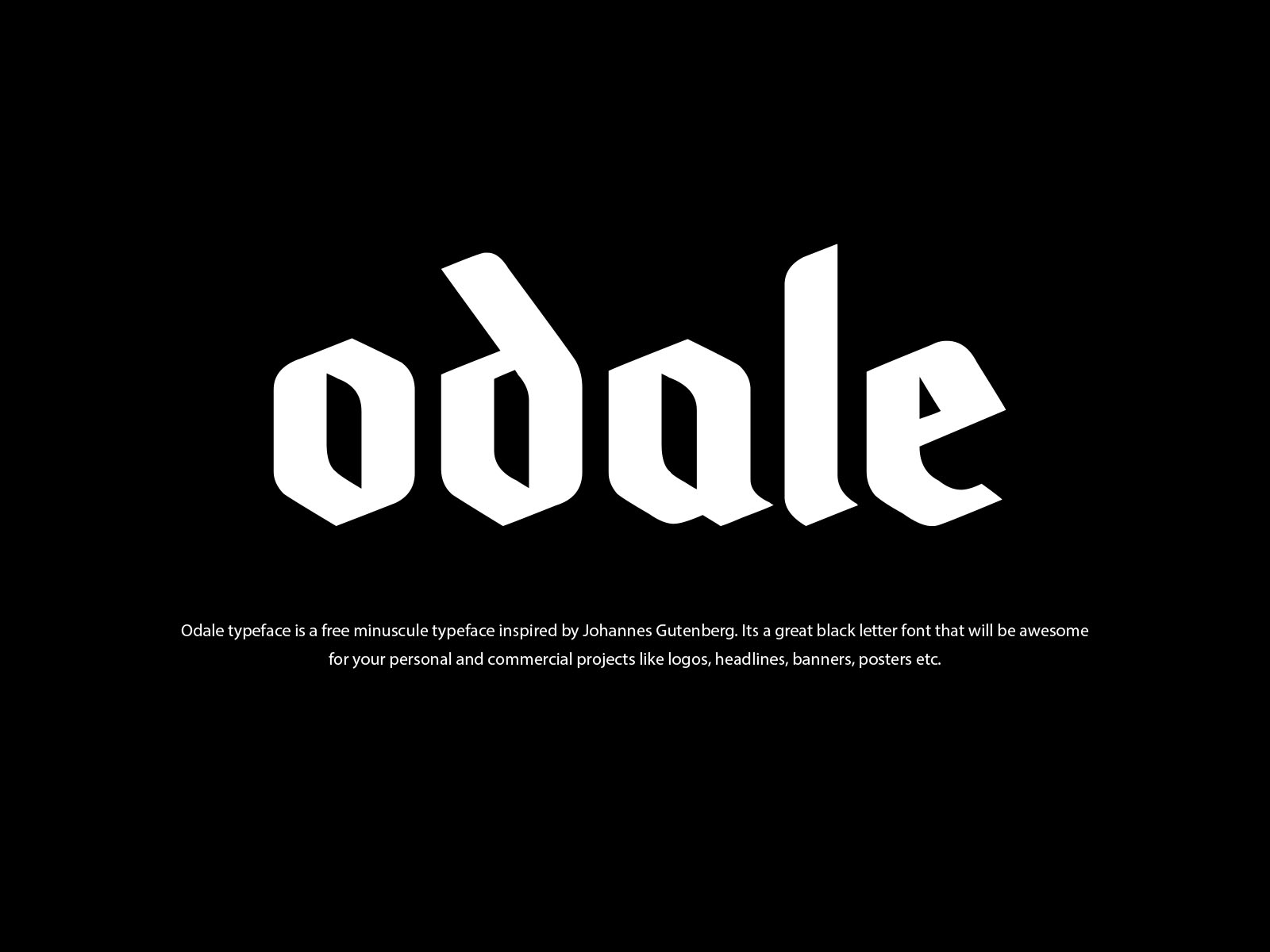 Download Odale Font Free - Stylish Modern Typeface