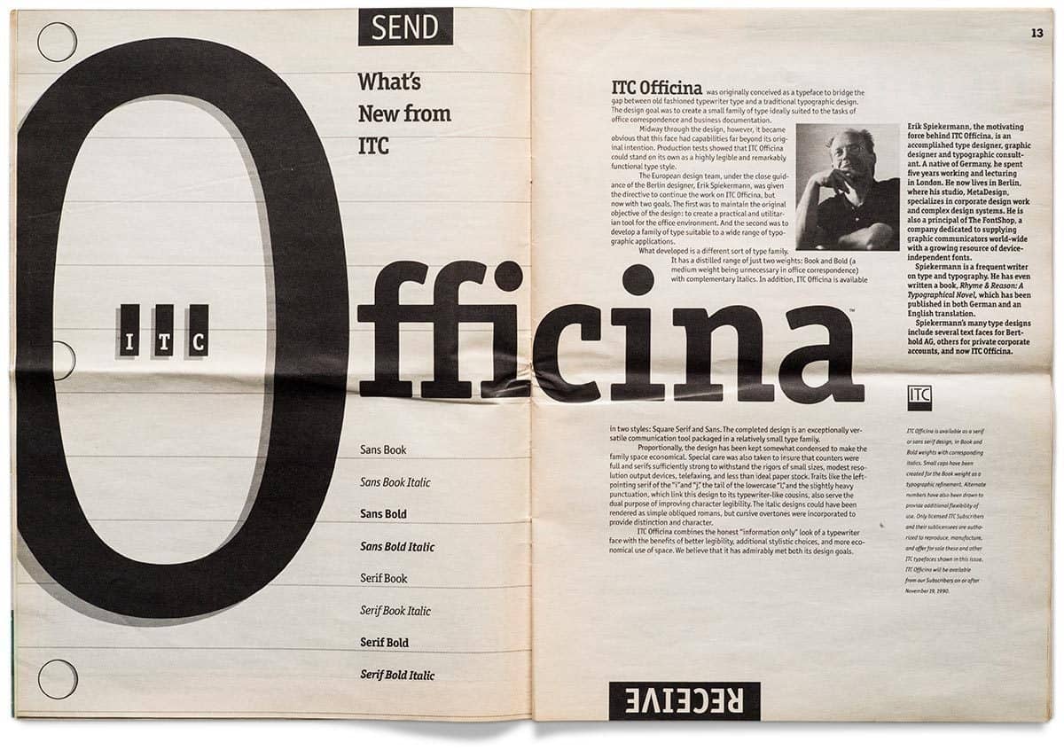 Officina 1990 Erik Spiekermann