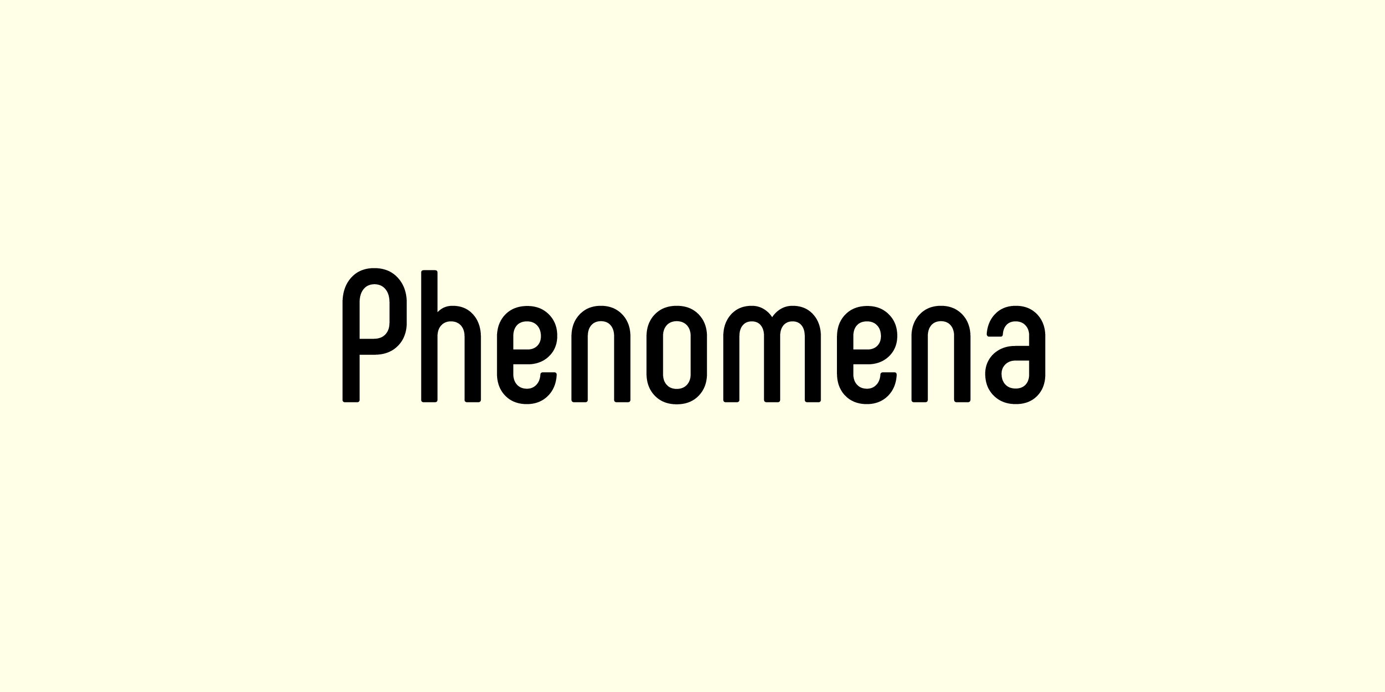 Download Phenomena Font Free - Unique Display Style