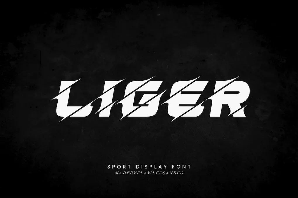 Download Liger Font Free - Bold & Unique Design