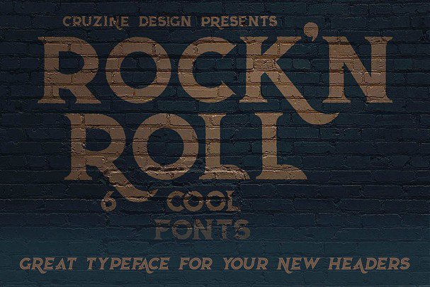 Rockn Roll Typeface