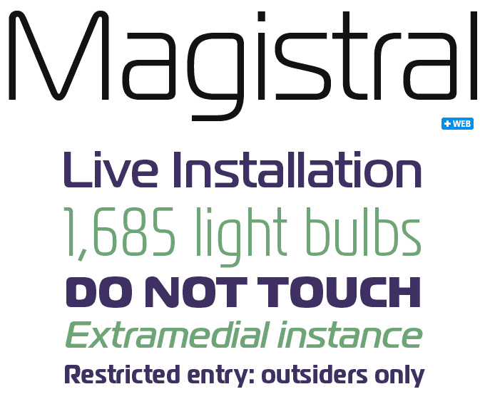 Download Magistral Font Free - Versatile Open Typeface