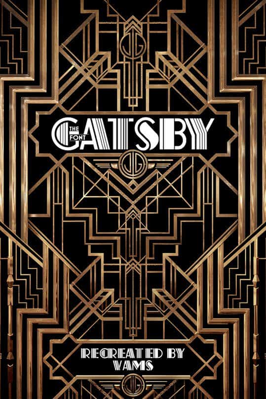 Скачайте бесплатно шрифт The Gatsby – стиль ар-деко для вашего дизайна