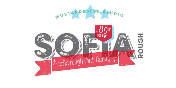 Schrift Sofia Rough