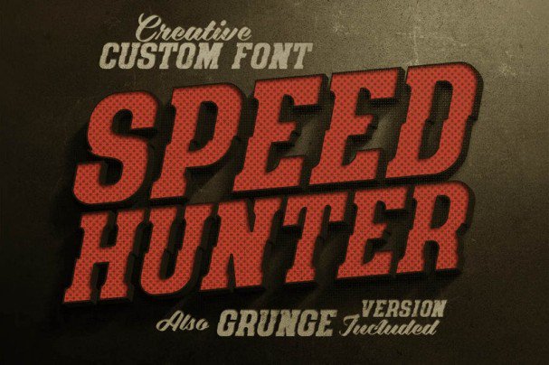 Шрифт Speedhunter
