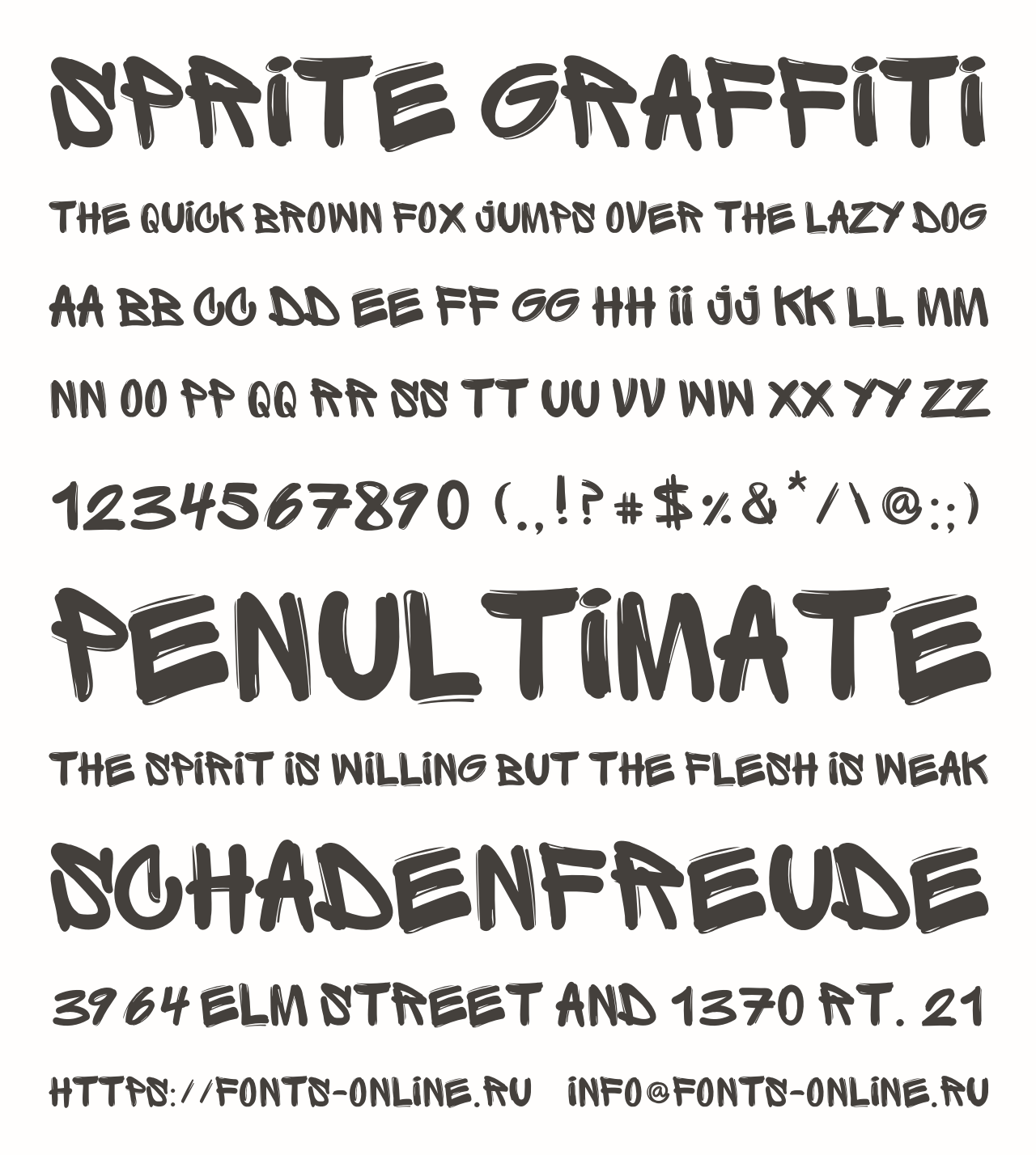 Download Sprite Graffiti Font Free - Urban Art Style