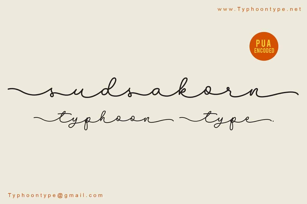 Download Sudsakorn Free - Unique & Stylish Font for Projects