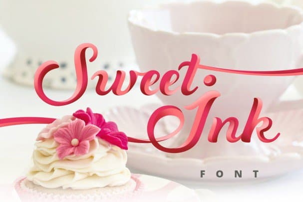 Sweet Ink Font Kalligrafie