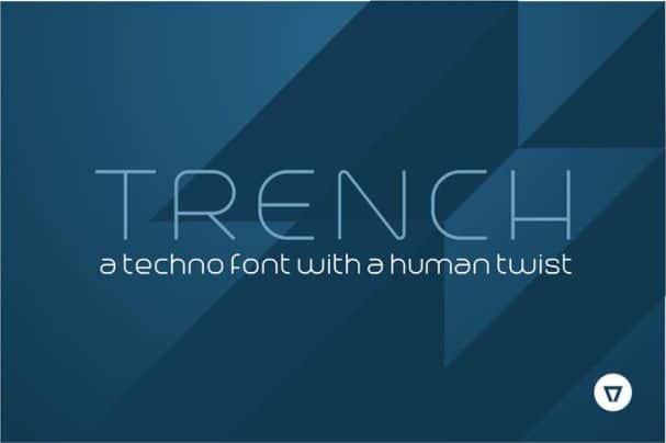 Trench-Schriftart