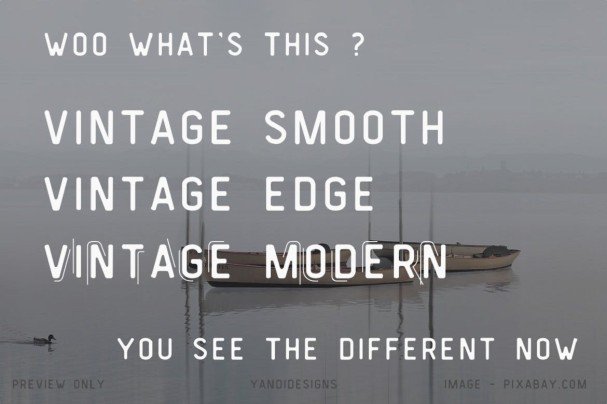 Vintage Modern Fonts