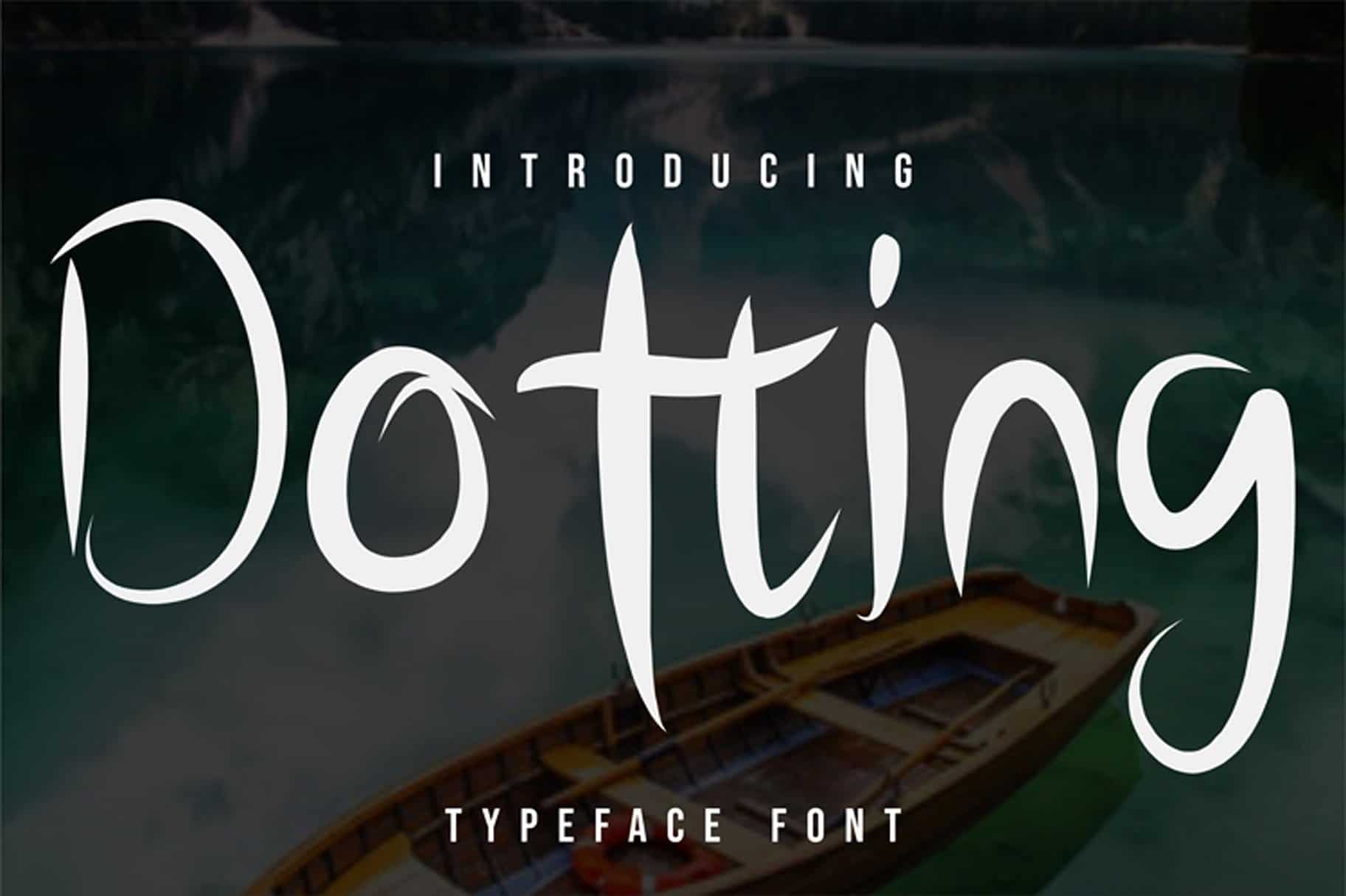 Download Dotting Font Free - Stylish Dot-Based Design