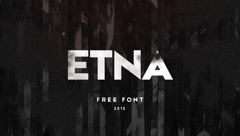 Entdecken Sie die Etna Schriftart - Modern und Kostenlos Herunterladen