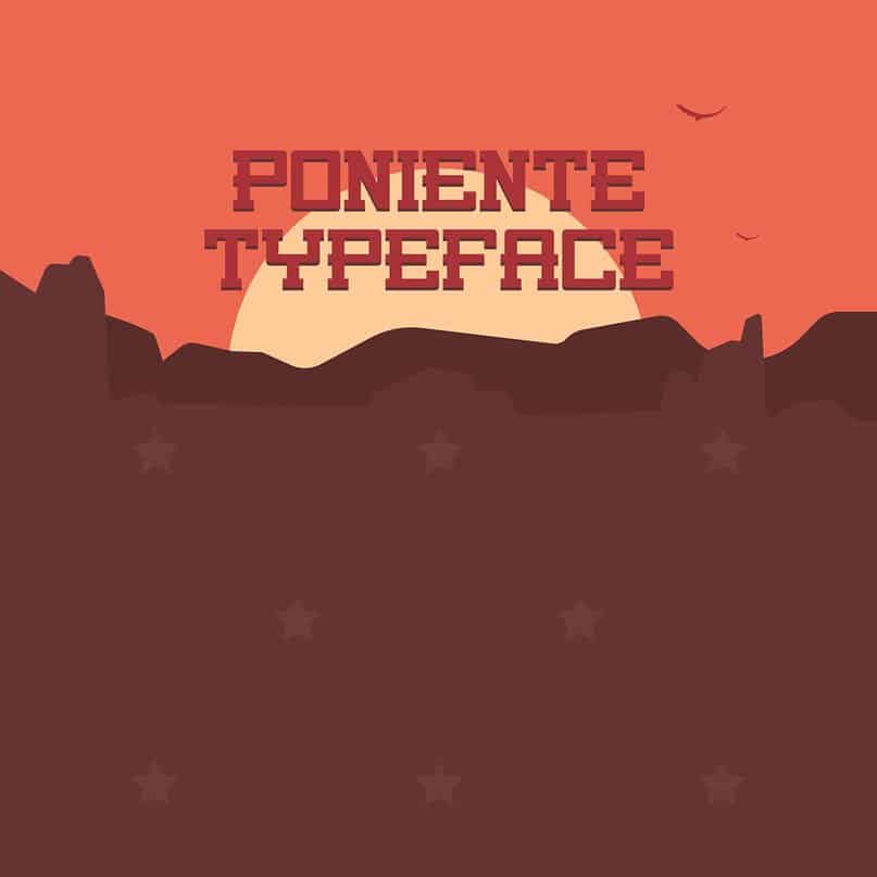 Download Poniente Font Free - Stylish & Versatile Type