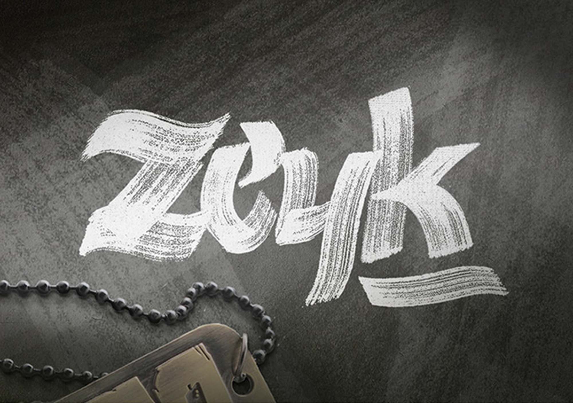 Download Zeyk Font Free - Unique Geometric Style