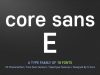 Core Sans E