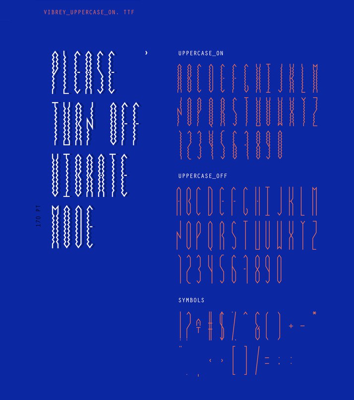 Download VIBREY font (typeface)